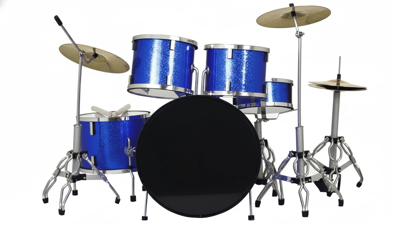 Amazon.com: AXE HEAVEN Classic Studio Drum Kit Model Blue Sparkle